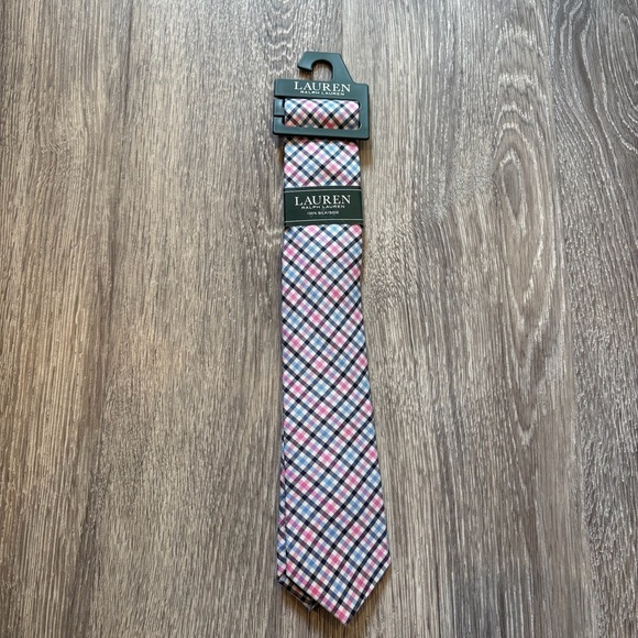 Ralph Lauren Kids Plaid Neck Tie - Picture 1 of 3